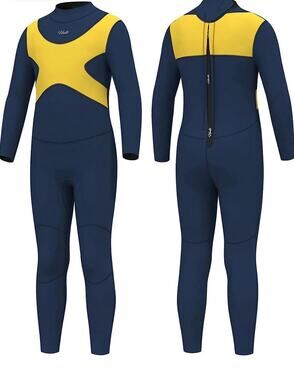 Hevto Wetsuit Kids & Youth Sz. 16 Full Shorty 3/2mm Neo. Surfing Swimming Diving